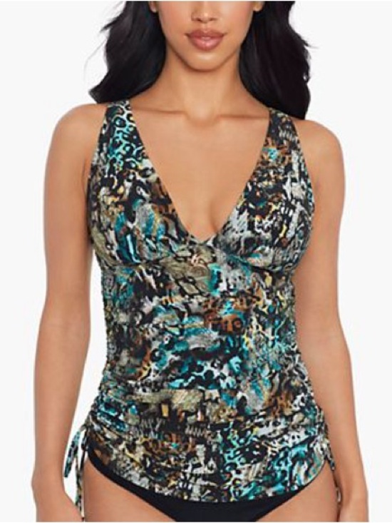 Magicsuit Other - NWT Magicsuit Dani Tankini Top in Posh Mosh size 12 bathing suit leopard